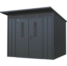 Zahradní domek Konsta Premium 6,4m2 s pultovou střechou 239x269 cm černý