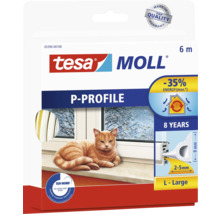 Těsnění Tesa Moll P-profil, 6 metrů, pro izolaci oken