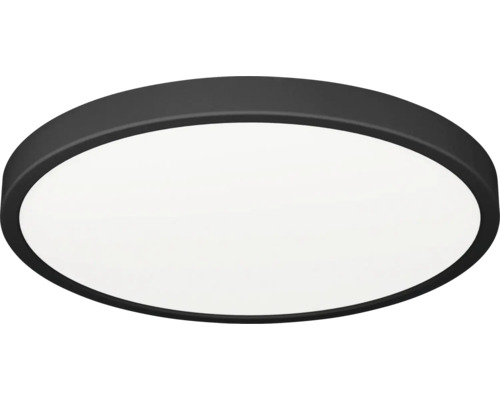 LED stropní svítidlo Eglo Fueva 6 CCT IP44 14,2 W 2000 lm 2700-6500 K ø 28 černé Kulaté stropní svítidlo