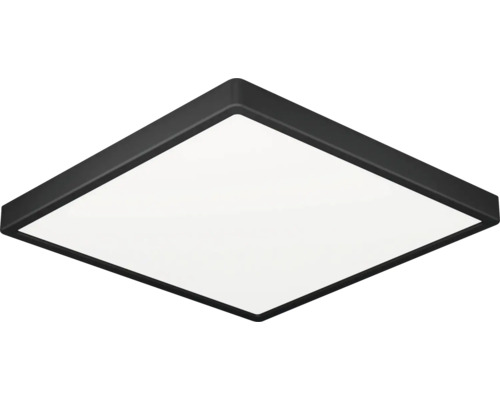 LED panel Eglo Fueva 6 CCT IP44 10,5 W 1700 lm 2700-6500 K 22 x 22 cm černý Čtvercové stropní svítidlo