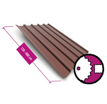 Profilovaný plech o délce 120 až 600 centimetrů