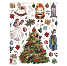 Dekorativní vánoční postavy pro nástěnnou dekoraci