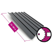 Trapézový plech o délce 120 až 600 centimetrů