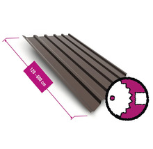 Trapézový plech o délce 120 až 600 centimetrů