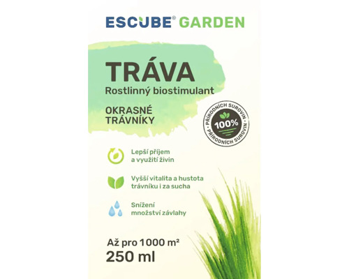 Rostlinný biostimulant ESCUBE GARDEN Tráva 250 ml