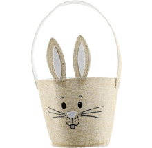 Velikonoční košík s motivem zajíčka a držadlem