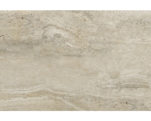 Keramická dlažba 90x60x2 cm Duomo Travertino Beige Travertinová deska s žilkováním