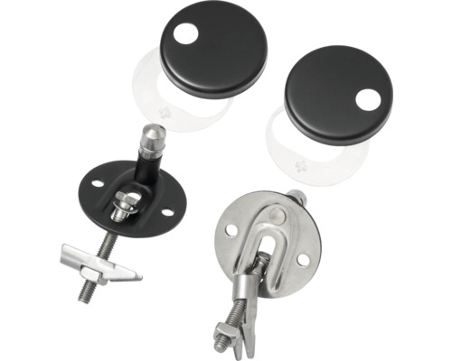 Upevňovací sada pro závěsné WC včetně krycích růžic