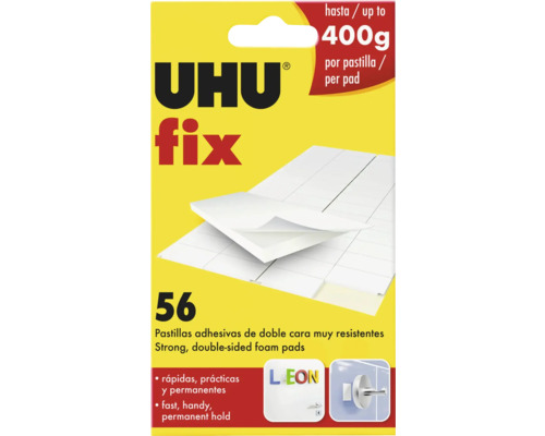 UHU Fix 56 ks - oboustranná páska dílky