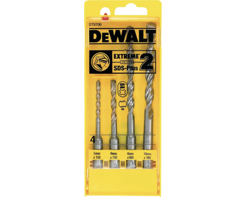 Sada vrtáků SDS plus Extreme 2 DeWalt DT9700-QZ, 4 díly