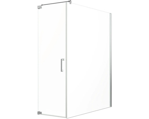 Sprchové dveře s boční stěnou Jungborn SETTE 70 x 160 cm barva rámu chrom dekor skla čiré sklo Sprchové dveře s boční stěnou Jungborn SETTE 70 x 160 cm barva rámu chrom dekor skla čiré sklo