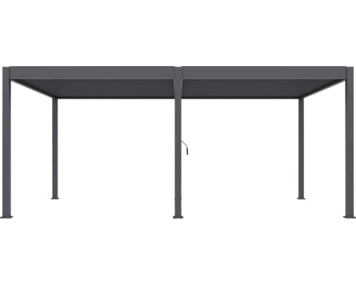 Hliníková lamelová pergola s nastavitelnými lamelami pro venkovní použití