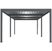 Hliníková pergola s lamelovou střechou