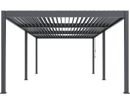 Hliníková pergola s lamelovou střechou