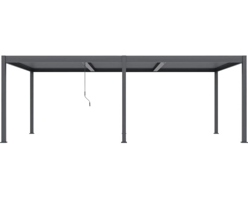 Pergola s klikovým mechanismem pro ochranu proti slunci