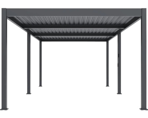 Pergola s lamelovou střechou pro zahradu nebo terasu