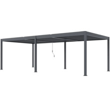 Volně stojící pergola s nastavitelnými lamelami pro venkovní použití
