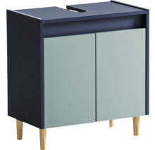 Skříňka pod umyvadlo se dvěma dvířky a nožičkami