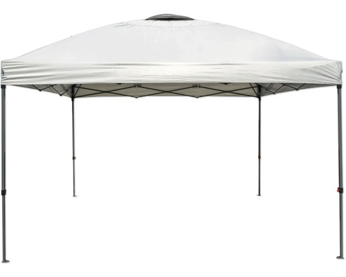 Skládací zahradní party stan s kovovým rámem a látkovou střechou