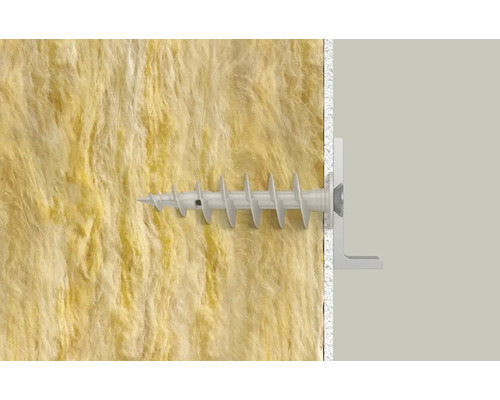 Izolační hmoždinka ve zdi