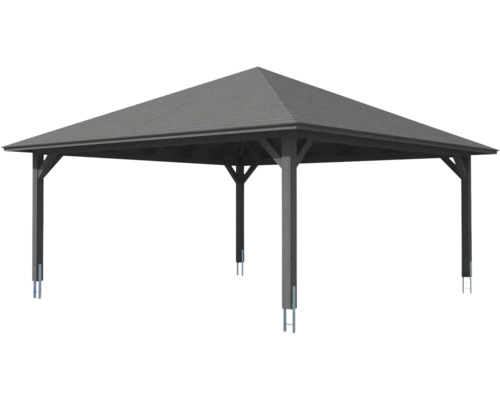 Altán s střechou do zahrady