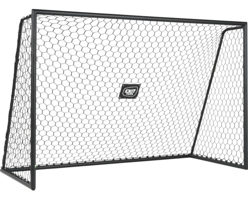 Fotbalová branka se sítí a logem Exit Toys