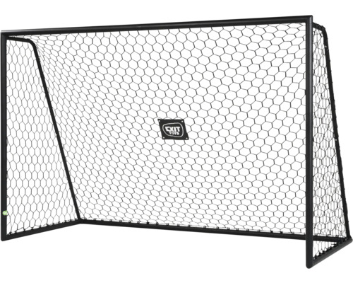 Fotbalová branka se sítí a logem EXIT Toys