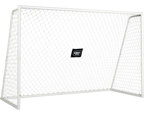 Fotbalová branka se sítí a logem EXIT Toys