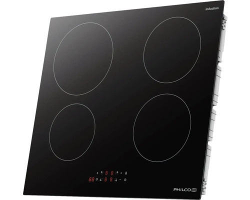 Černá indukční varná deska Philco se čtyřmi varnými zónami