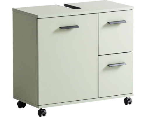 Skříňka pod umyvadlo se zásuvkami a kolečky