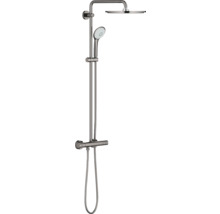 Sprchový systém s termostatickou baterií GROHE Euphoria System šedá lesk 26075A00