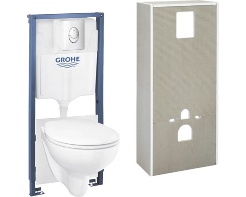 Závěsné WC set GROHE Solido Bau Ceramic vč. WC prkénka 36530000