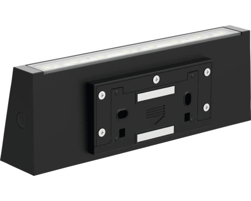 Černé LED světlo pod skříňku pro montáž