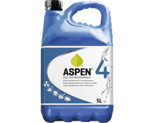 Aspen 4 alkylátový benzín pro čtyřtaktní motory v 5litrovém kanystru