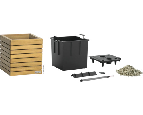 Květináč Lechuza Quadro s příslušenstvím