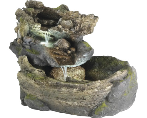 Zahradní fontána vodopád 72 x 110 x 57 cm polyresin