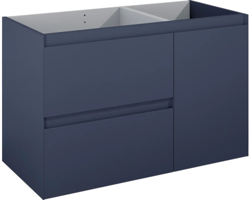 Skříňka pod umyvadlo Jungborn DECEM navy modrá 1000 x 635 x 458 mm 169004 Skříňka pod umyvadlo se dvěma zásuvkami a jedněmi dvířky