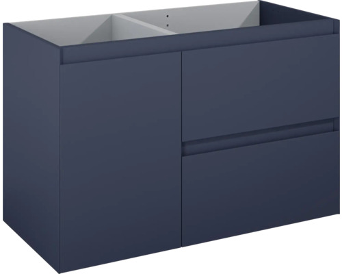 Skříňka pod umyvadlo Jungborn DECEM navy modrá 1000 x 635 x 458 mm 169008 Skříňka pod umyvadlo se dvěma zásuvkami a jedněmi dvířky