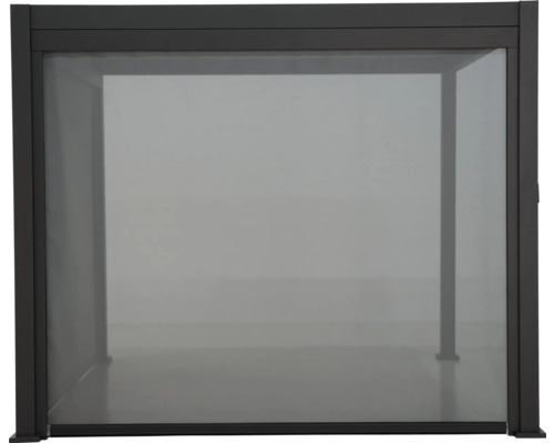 Šedá boční stěna pro terasové zastřešení