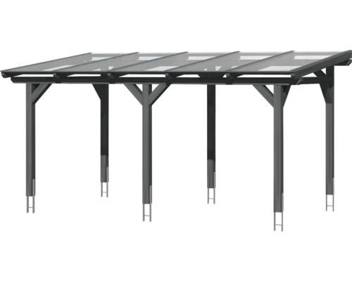 Dřevěné zastřešení terasy se skleněnou střechou