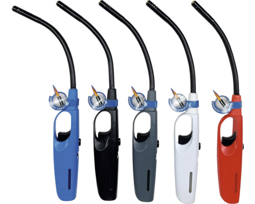 Pět tyčových zapalovačů s flexibilním krkem