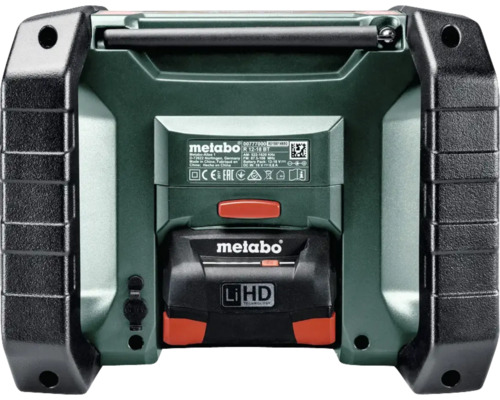 Stavební rádio Metabo s baterií