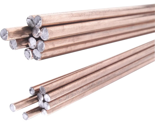 Detail měděných tyčí