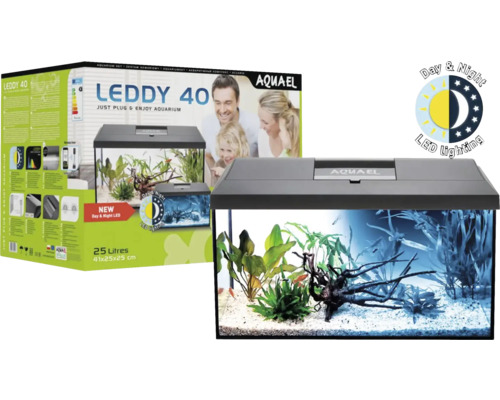 Akvarijní set včetně LED osvětlení a vnitřního filtru