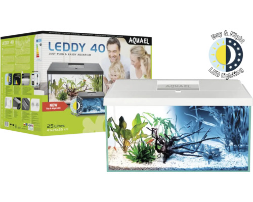Akvárium Aquael Leddy 40 s rostlinami a dekorací