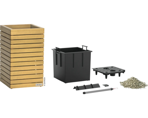 Květináč Lechuza Classico Color 43 se zavlažovacím systémem a příslušenstvím