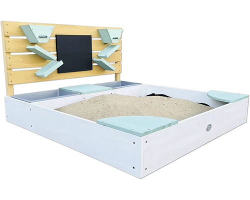 Pískoviště s vodním žlabem, tabulí a pískem