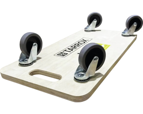 Dílenská pojízdná deska se čtyřmi kolečky a držadlem