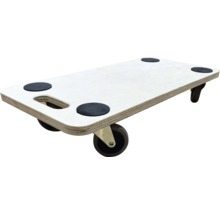 Dřevěná přepravní kolečka na nábytek s otvorem pro uchopení a protiskluzovými podložkami