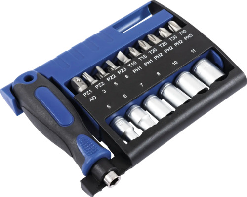 Sada bitů se šroubovákem a různými bity